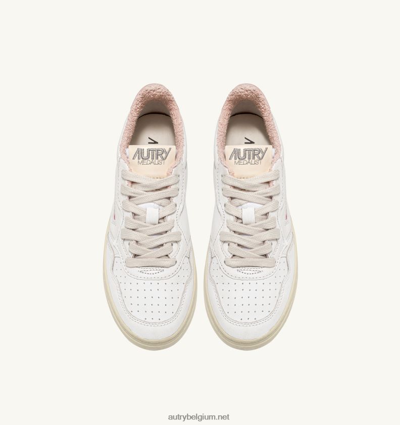 6ZFBPZ223 lage sneaker voor medaillewinnaars in de kleuren zwart en wit Autry vrouwen